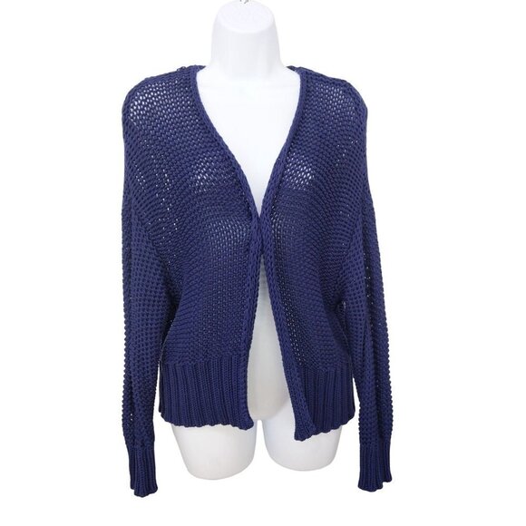 Aerie  Women's Blue cardigan open knit open front long sleeve Size XS - Picture 1 of 8